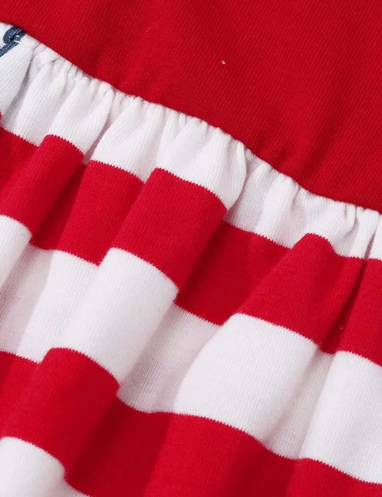 Independence Day Love Striped Dress - Image 3