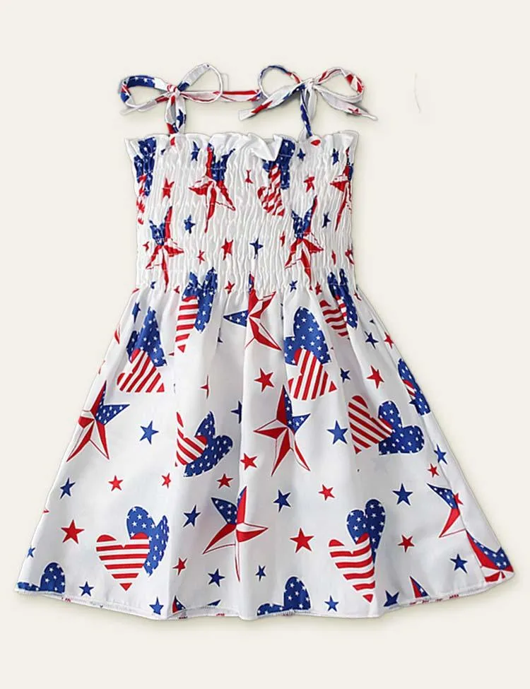 Independence Day Star Printed Dress - Image 3