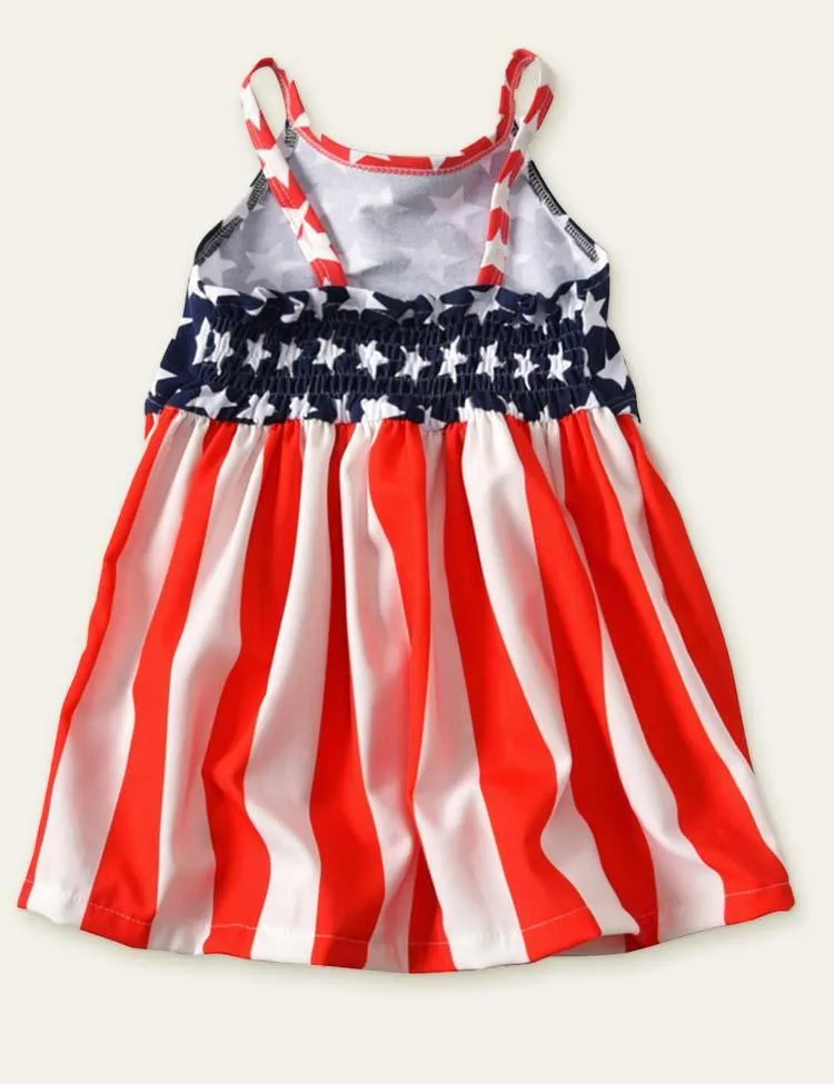Independence Day Striped Strap Dress - Image 2