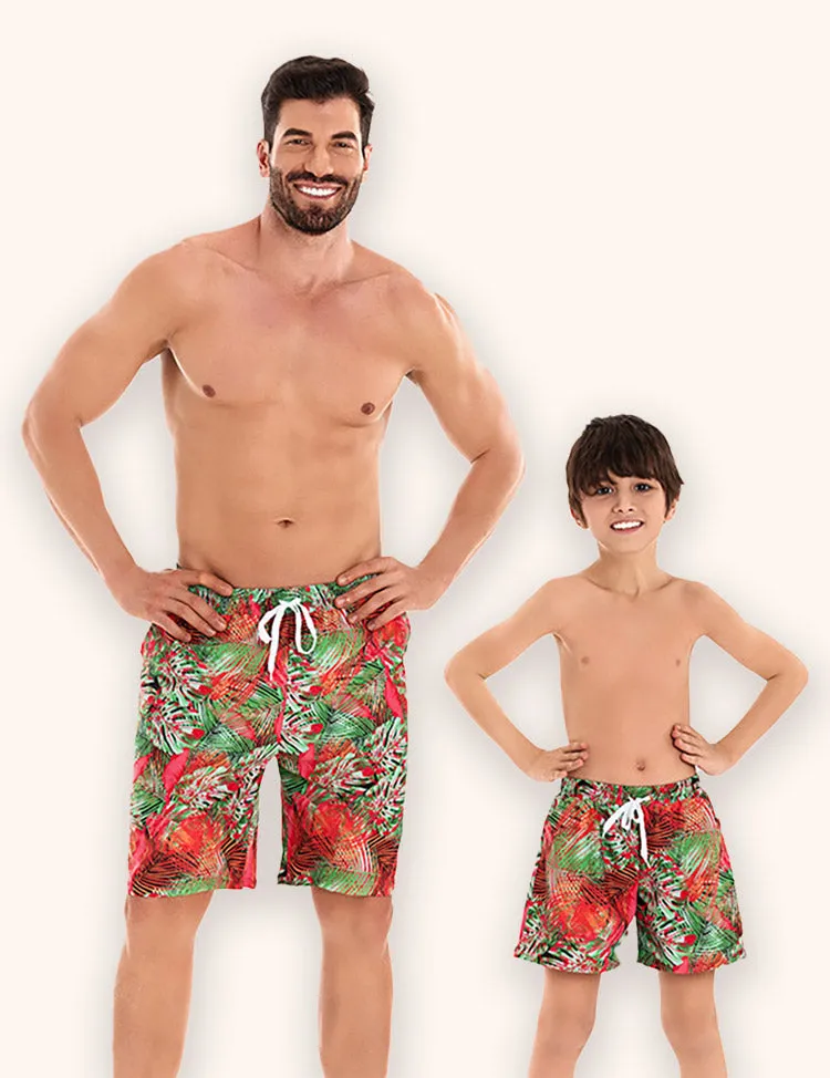 Leaves Family Matching Swim Suit - Image 3