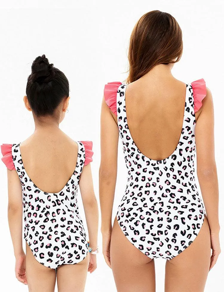 Leopard Print Family Matching Swimsuit - Image 3