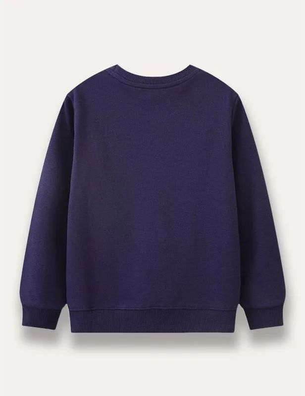 Line Dinosaur Printed Sweatshirt - Image 2