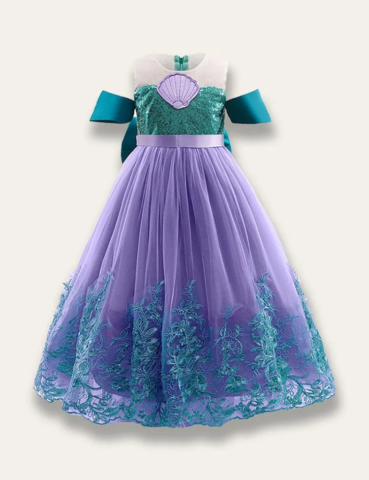 Mermaid Lace Princess Party Dress - Image 3