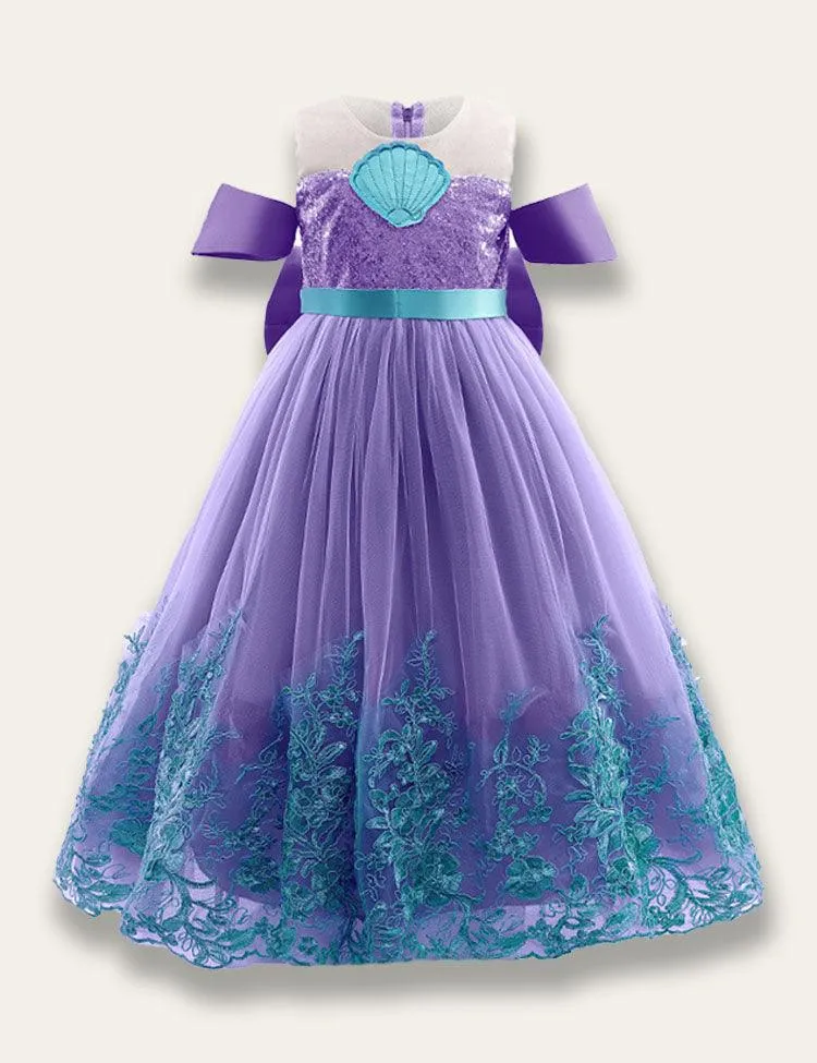 Mermaid Lace Princess Party Dress - Image 4