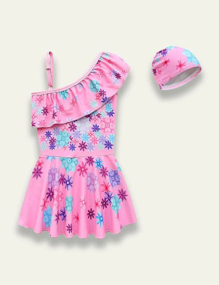 One-shoulder Split Swimsuit - Image 2