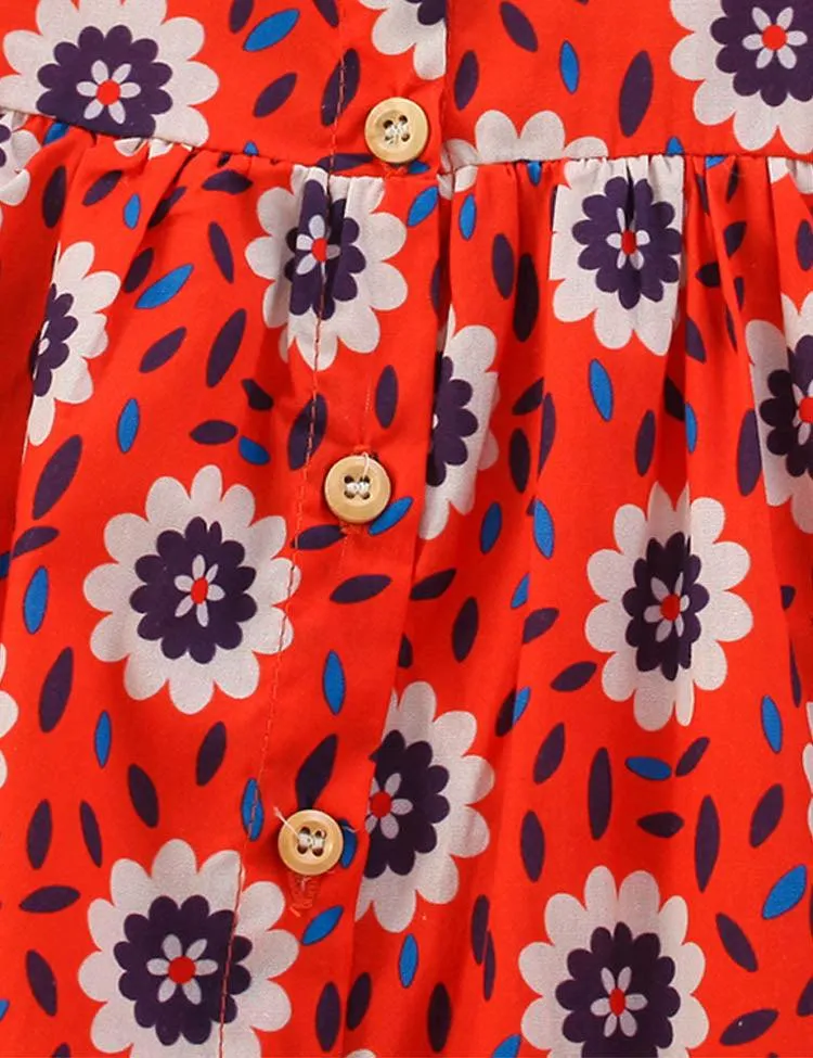 Passion Floral Print Dress - Image 3