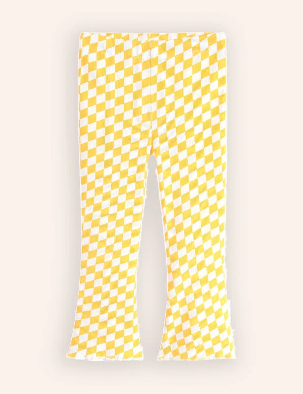 Plaid Flared Leggings