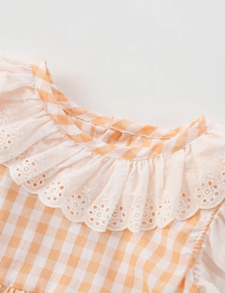 Plaid Printed Dress - Image 3