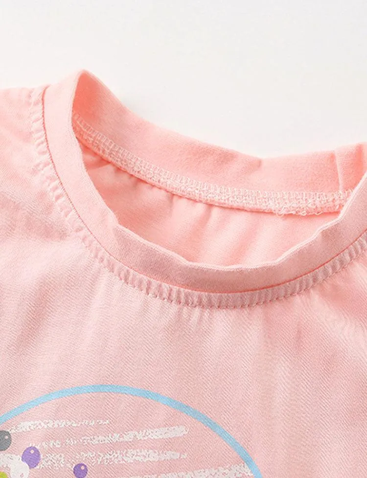 Planet Printed Flying Sleeve Set - Image 3
