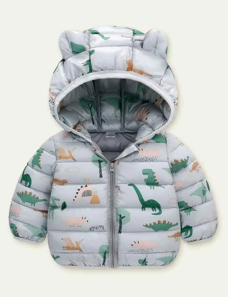 Printed down Cotton-Padded Jacket - Image 2