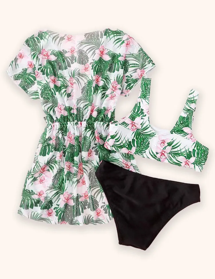 Printed Sunscreen Swimsuit - Image 5