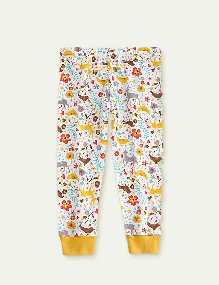 Pure Cotton Cartoon Slim-Fit Cartoon Pajama Pants - Image 5
