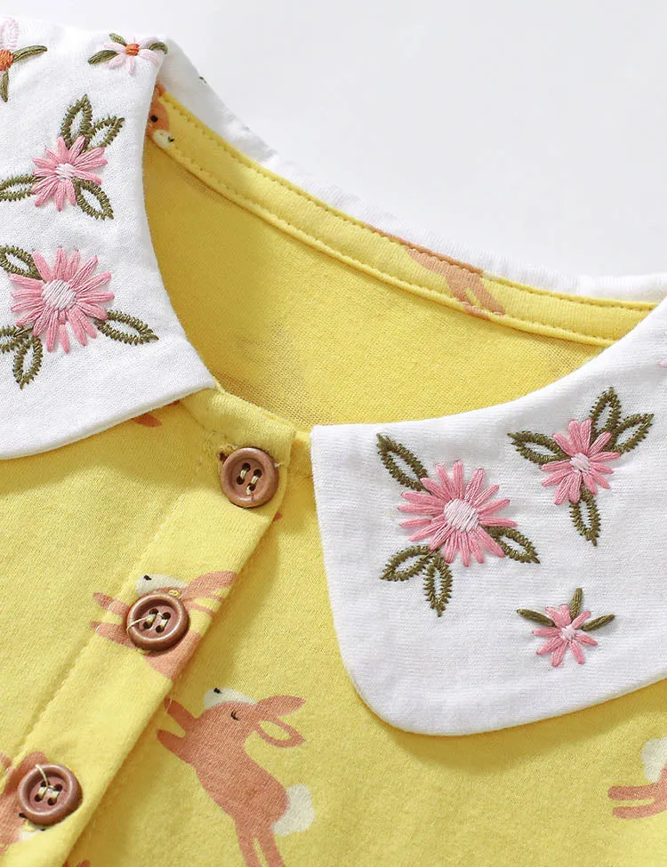 Rabbit Full Prined Dress - Image 2