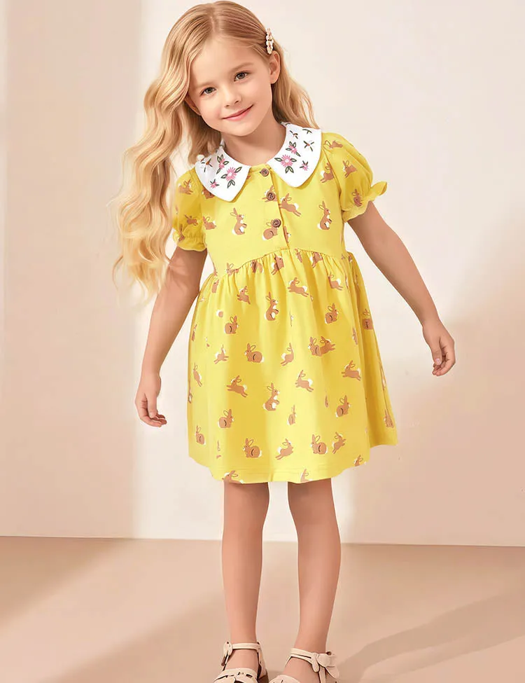 Rabbit Full Prined Dress - Image 4