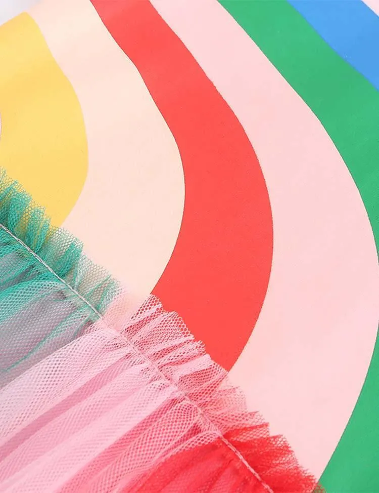Rainbow Tulle Dress - Image 3