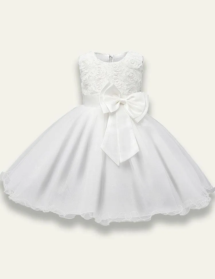 Rose Bow Party Dress - Image 2