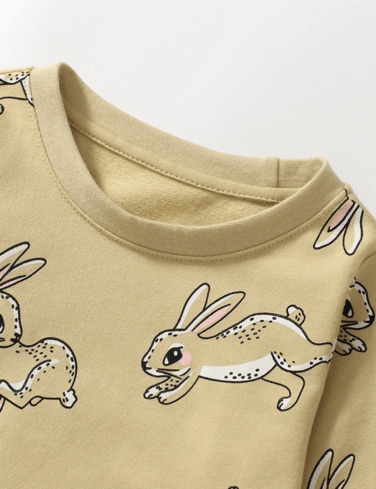 Running Rabbit Printed Sweatshirt - Image 3