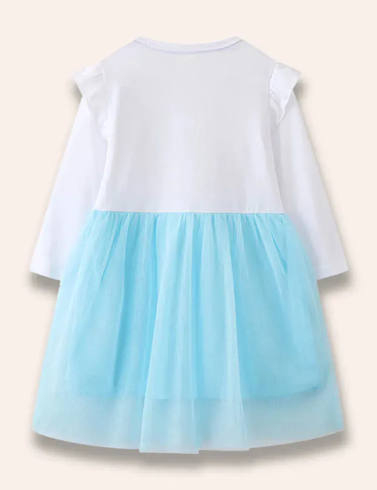 Sequined Swan Tulle Dress - Image 2