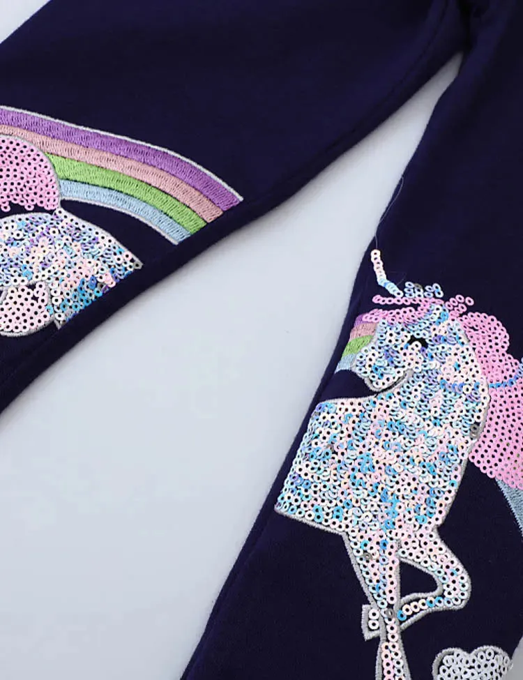 Sequined Unicorn Leggings - Image 2