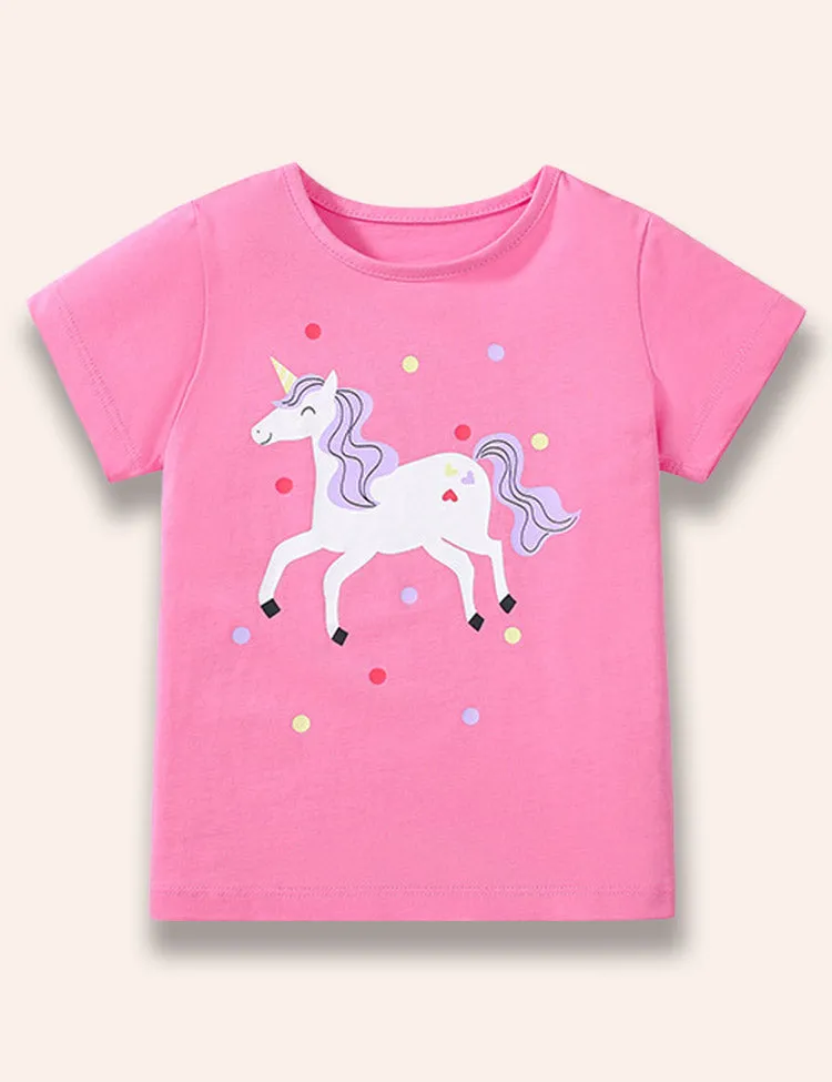 Series Cartoon Animal Printed T-Shirt - Image 2
