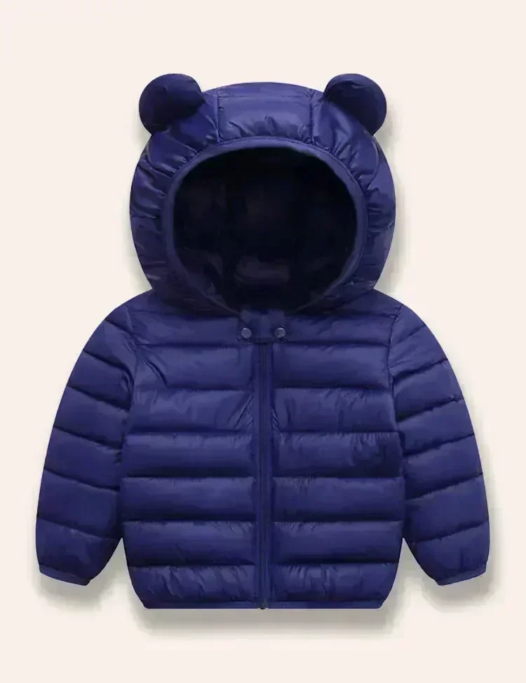 Solid Color Series Cotton Coat - Image 5