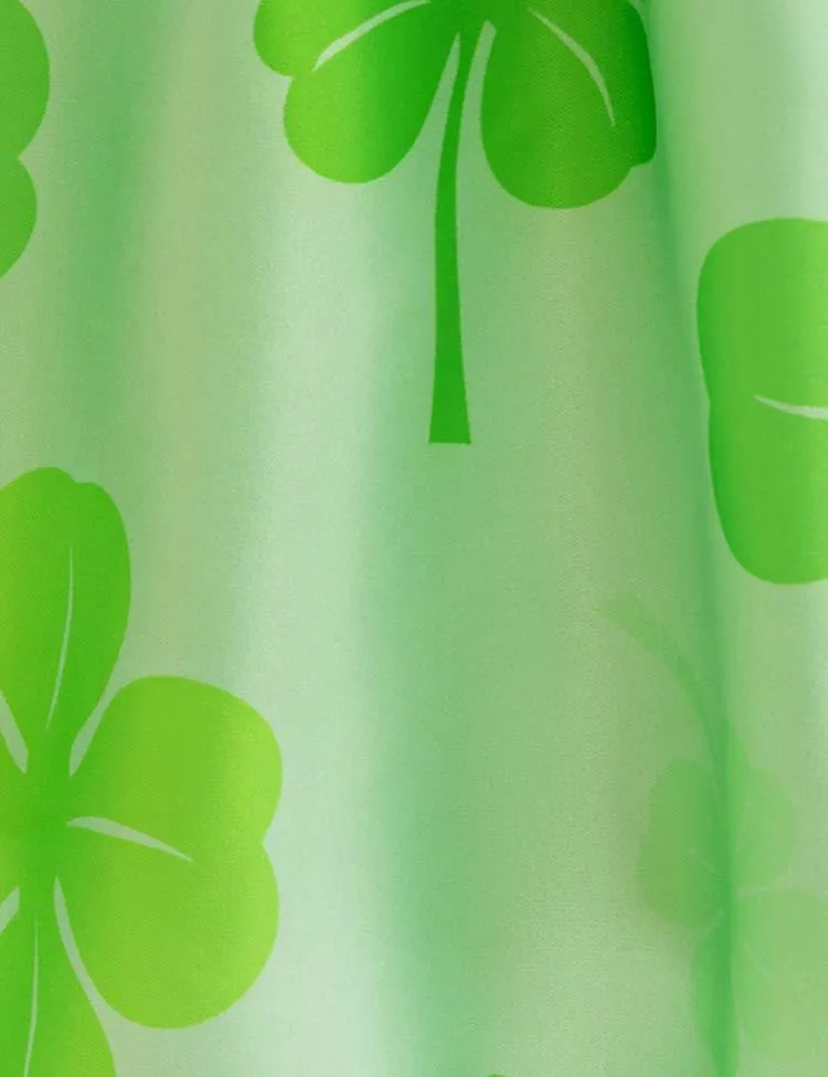 St. Patrick's Day Clover Printed Dress - Image 4