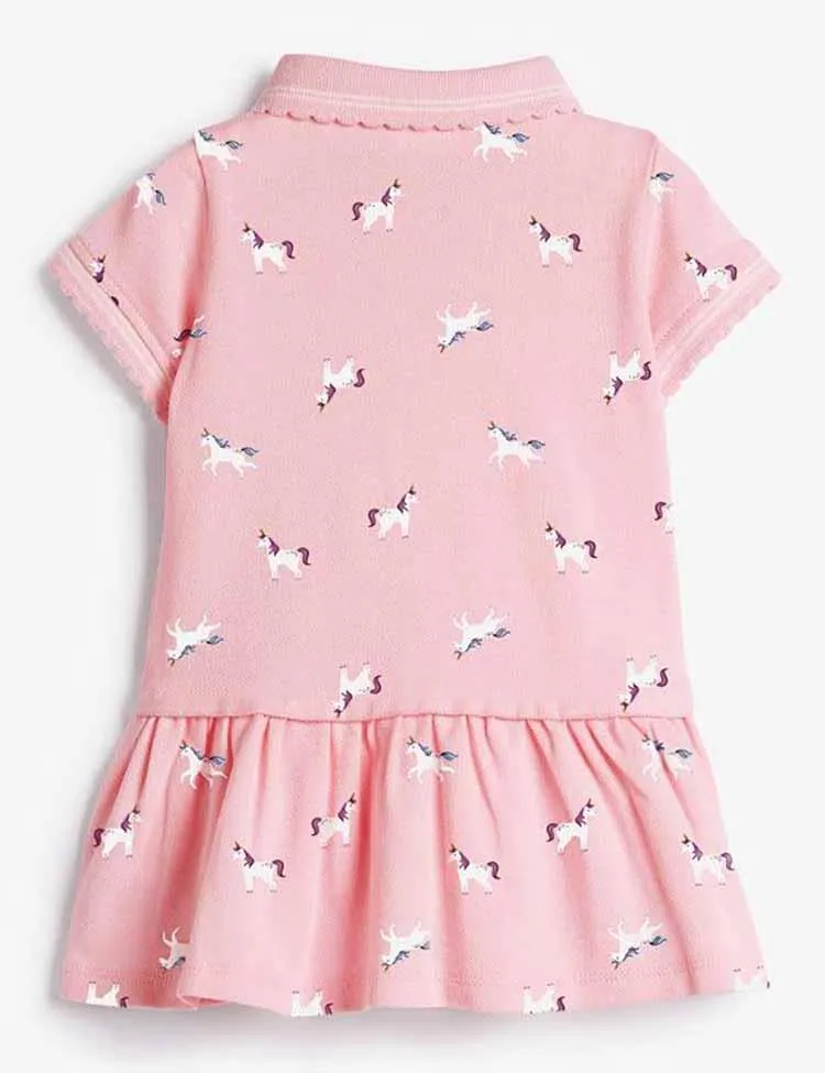 Strawberry Polka Dot Polo Dress - Image 2