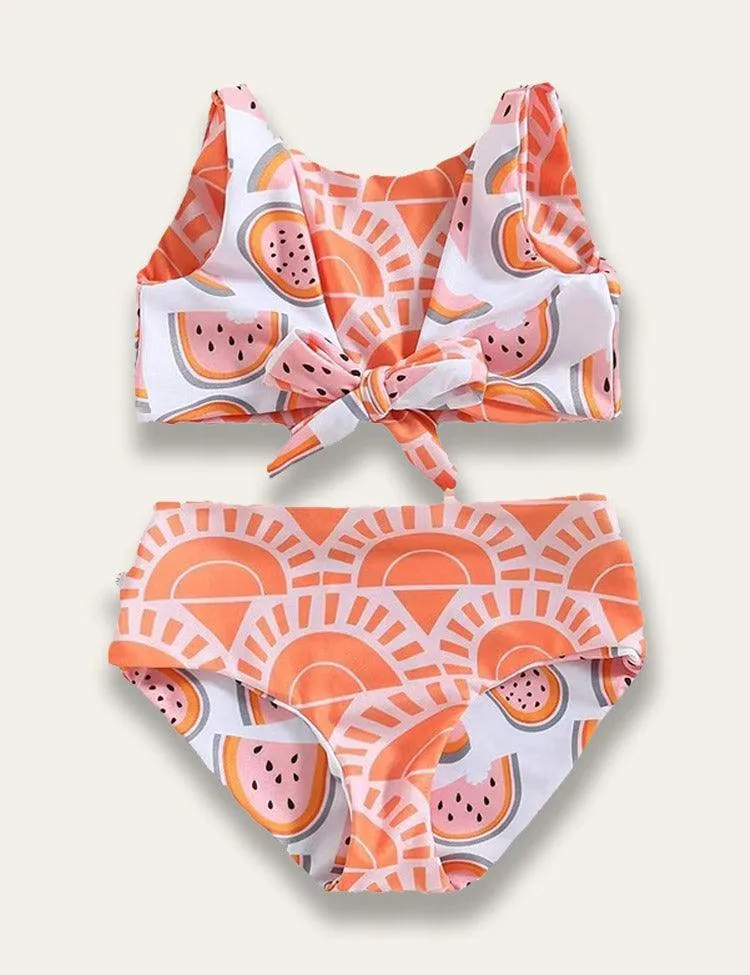 Summer Multi-color Fresh Printed Swimsuit - Image 3