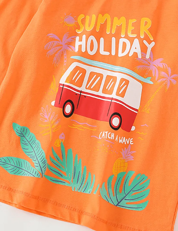 Summer Style Printed Long-Sleeved T-shirt - Image 4