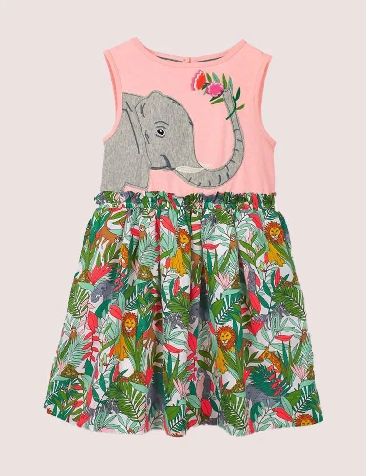 Cotton Appliqué Dress - Image 2