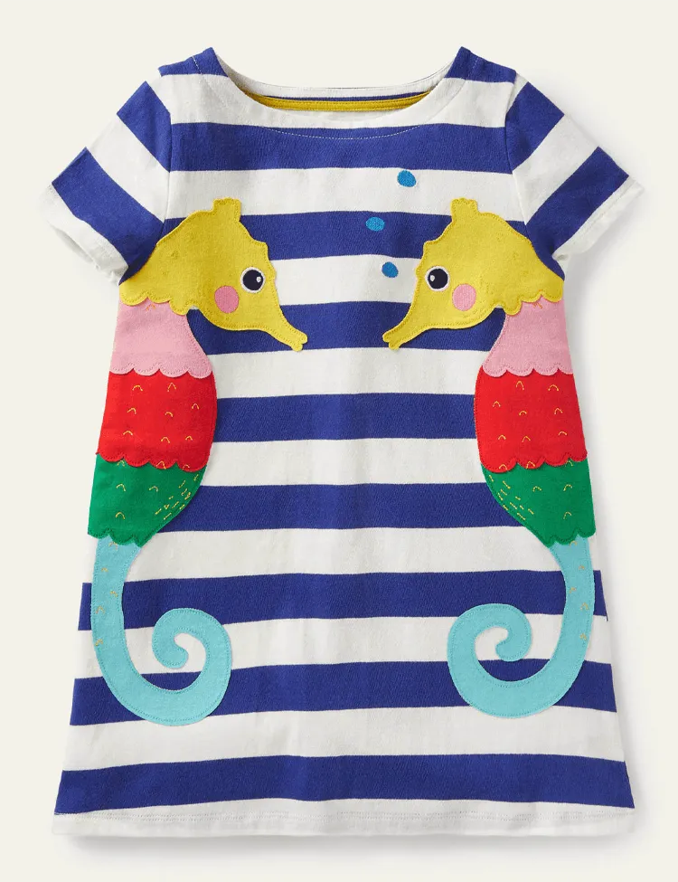 Cotton Appliqué Dress - Image 6