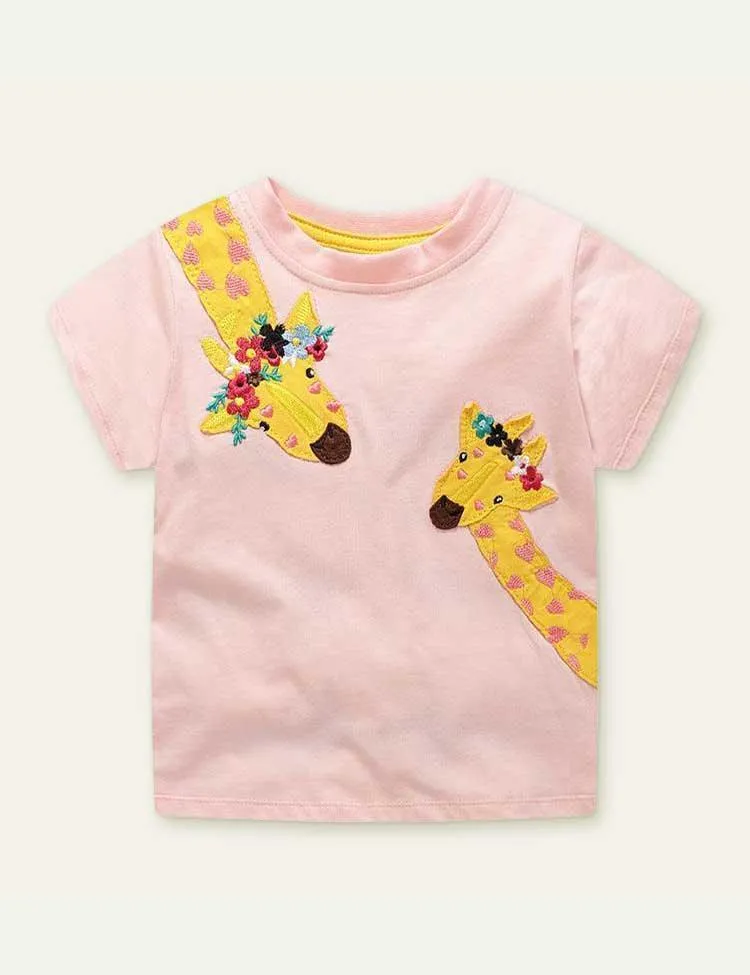 Cotton Appliqué T-shirt
