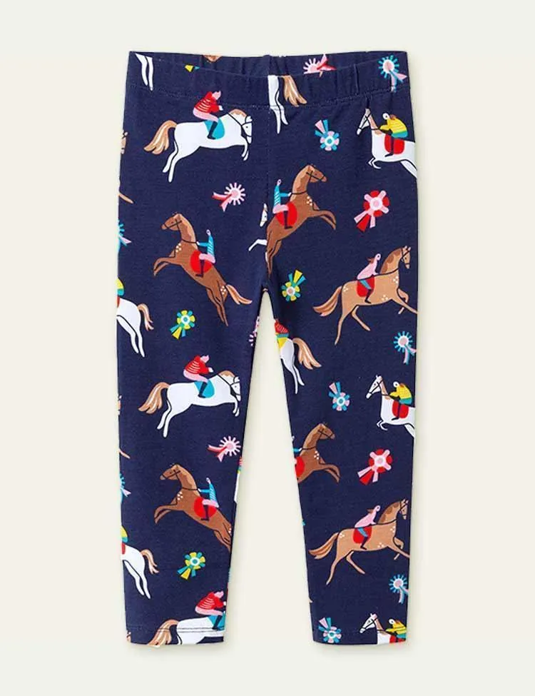 Cotton Printed Leggings - Image 2