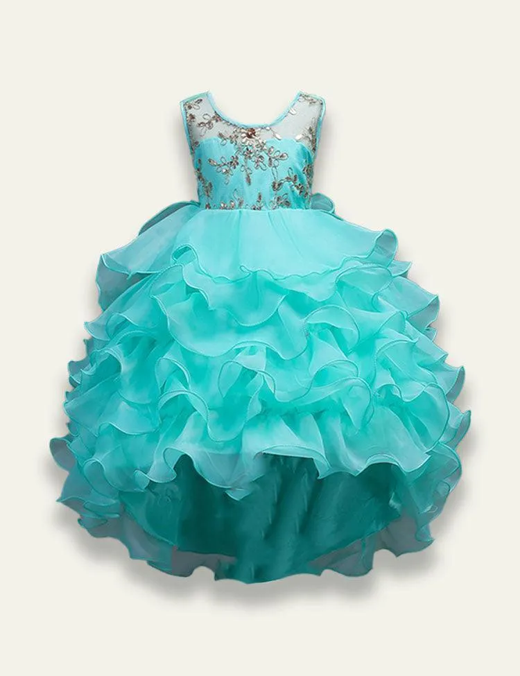 Trailing Cake Puffy Party Dress - Image 3