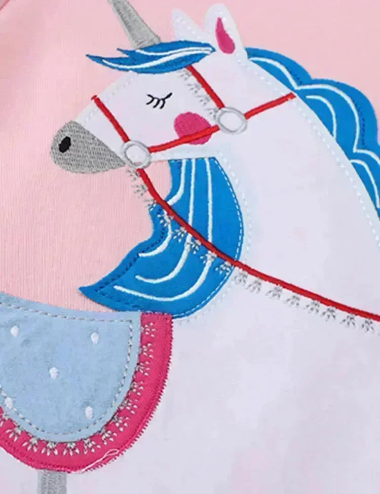 Unicorn Appliqué Sweatshirt - Image 4