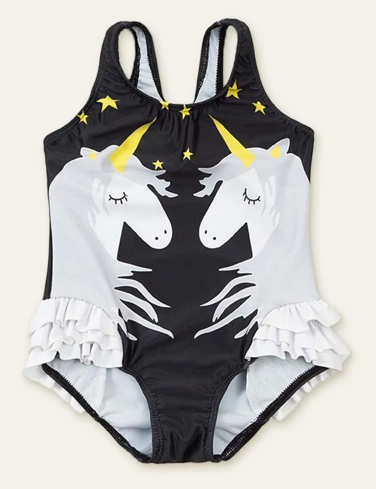 Unicorn Printed Swimsuit - Image 2