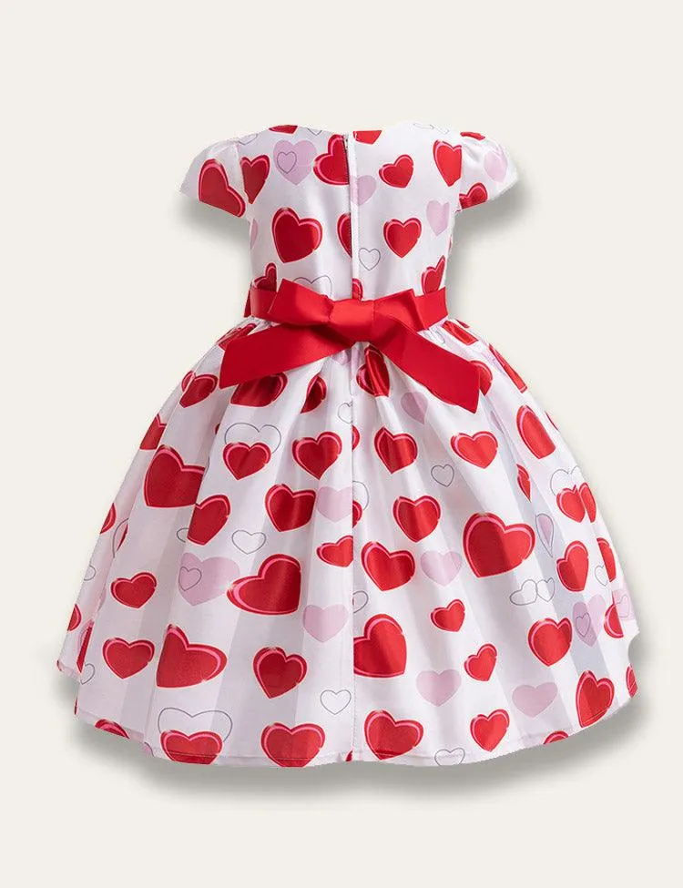 Valentine's Day Cute Heart Dress - Image 3