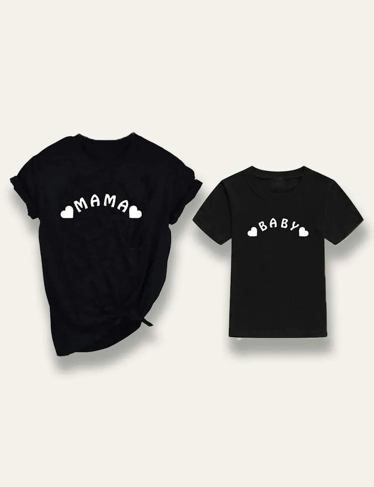 Valentine's Day Heart Letter Printed Family Matching T-Shirt - Image 4