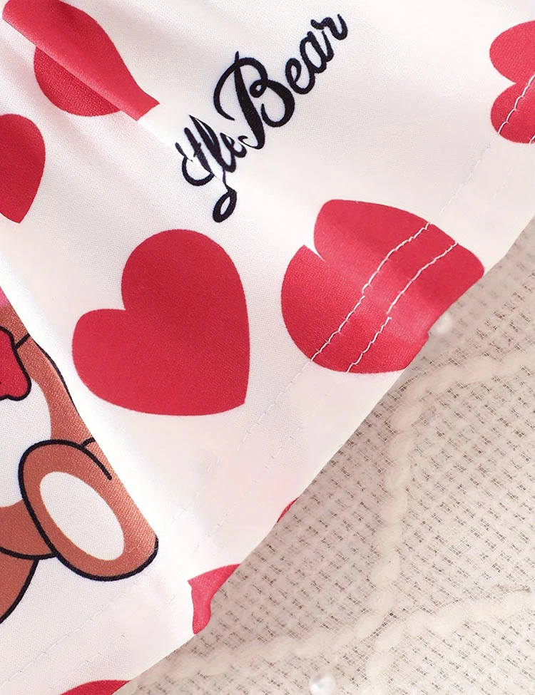 Valentine's Day Love Pattern Tulle Dress - Image 2